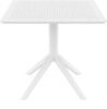 Стол пластиковый, Siesta Contract Sky Table 80, белый