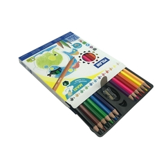 Rəngli karandaş \ Цветные карандаши BOX 12 MAXI HEXAGONAL COLOURED PENCILS