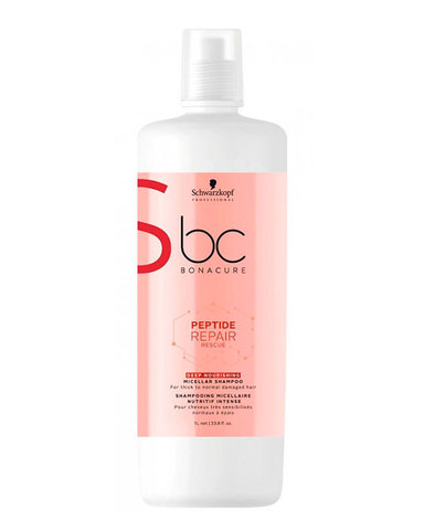 Шампунь спасительное восстановление для жестких волос Schwarzkopf BC Bonacure Peptide Repair Rescue Deep Nourishing Shampoo