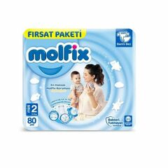 Uşaq bezi \ Подгузники \ Diapers Molfix  80pcs ( mini 2 - 3-6kg )