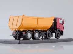 MAZ-6516 tipper U-shaped body red-yellow 1:43 Start Scale Models (SSM)