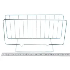 67-0-656 Полка для ванной прямая 1 ярус гальваника цинк,цвет хром (РемоКолор)