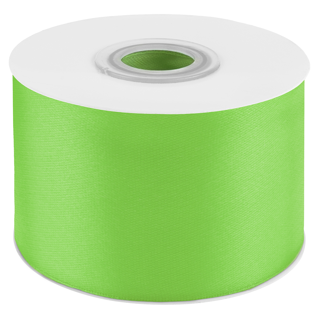 Лента Атласная (5см*22,85м) Светло-зеленый