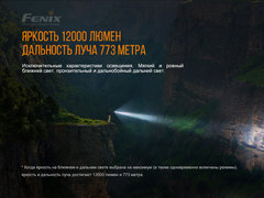 Фонарь Fenix LR40R 12000 lm аккумуляторный