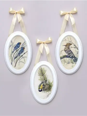 Панно на стену для интерьера 3 шт 28,5*18,5 см