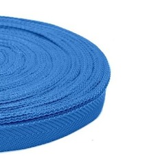 Тесьма окантовочная ёлочка, ш. 2,2 см, 7,5 гр/м, п/э 100%, голубой