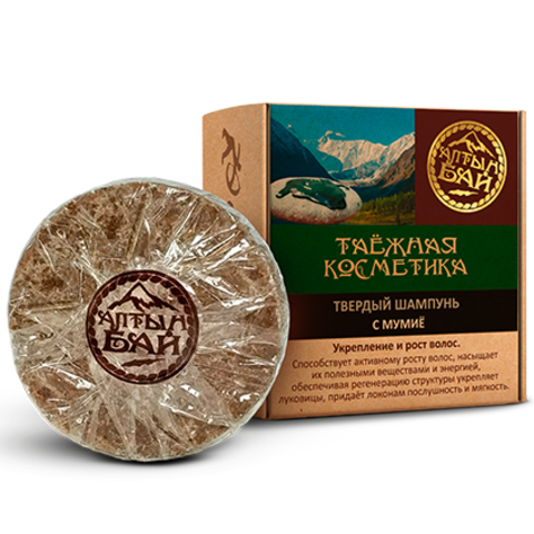 Твердый шампунь С мумие, Алтын Бай