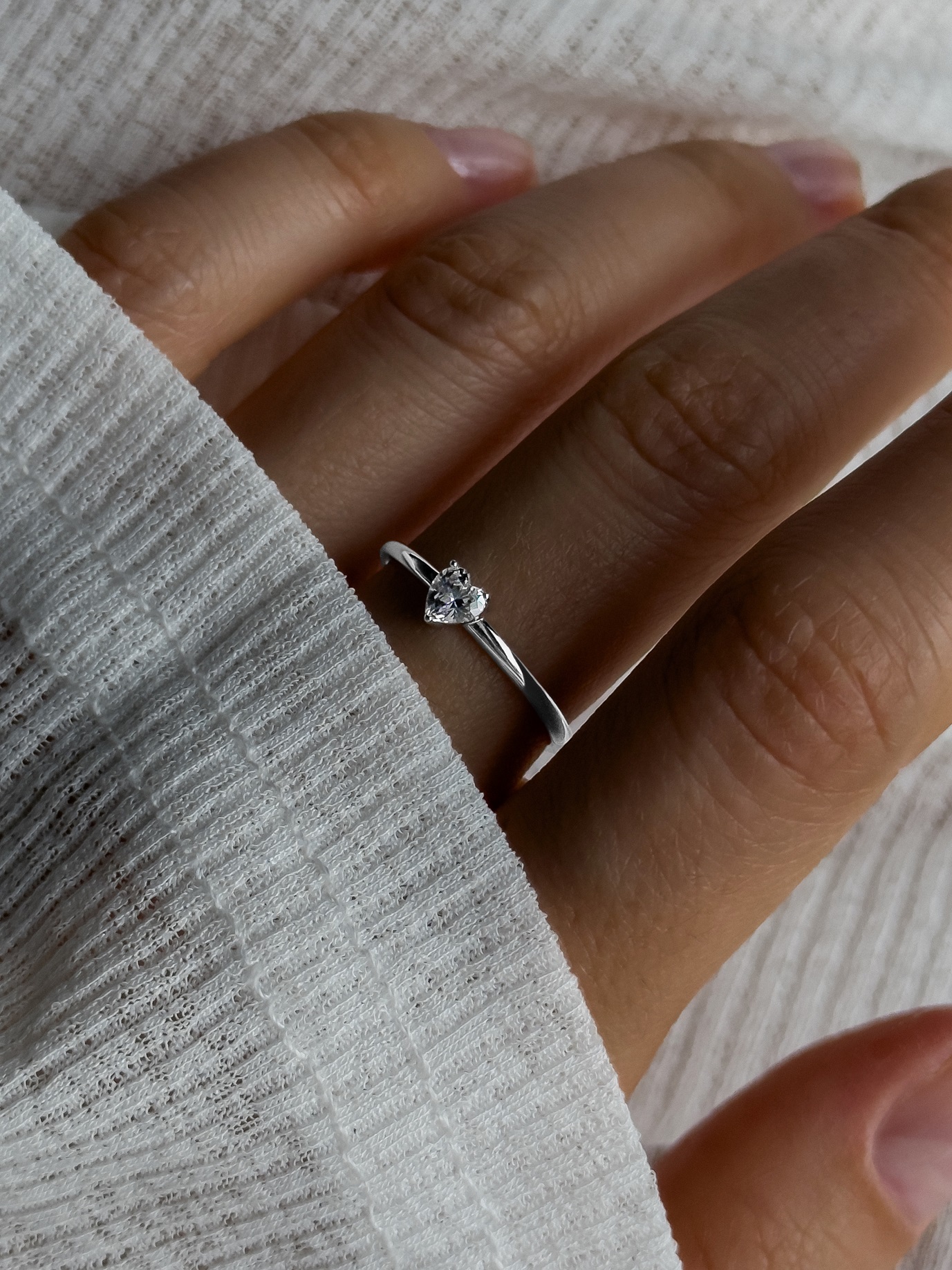 Кольцо Первая Любовь фианит