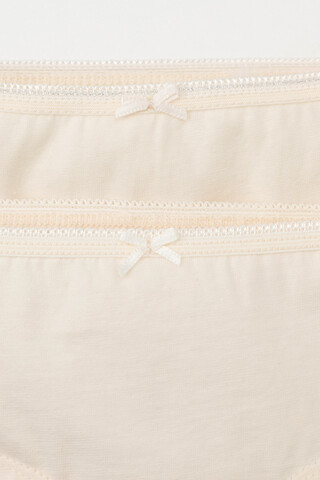 трусы/ уп  для девочки  К 1964-3уп/сливки