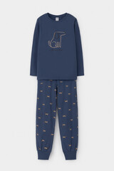 пижама  для мальчика  К 1606/грозовая туча,таксы