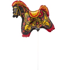 Аг Мини-фигура, Лошадка Золотая роспись, 11