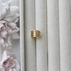 Кафф 13*8 мм, позолота,Ш137