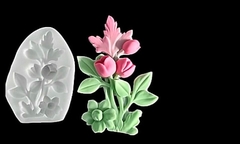 Силиконовый молд Композиция из цветов