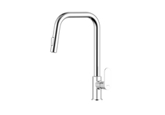 Aquatek AQ1984CR AQ1984CR АЛЬФА смеситель для кухни с вытяжным изливом фото