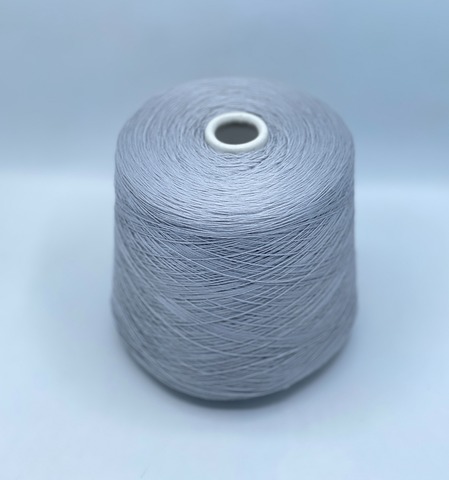 Luxury Selection by Ri.Go, Lucente, 700м. 50% Меринос экстрафайн, 50% Шелк Шаппе, Светло-серый(418/318), 37671