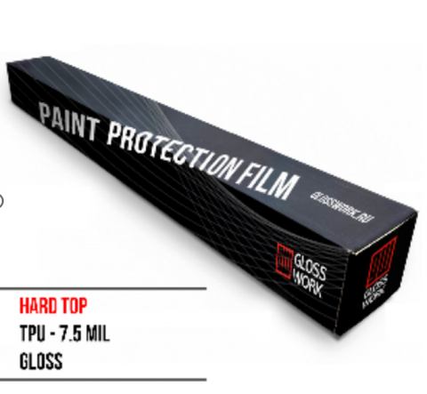 GlossWork V-Medium Light 7,5mil (1,52*15м) Полиуретановая пленка, глянец, средний топ 1м