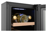 Винный шкаф Zugel ZCWI170DB черный