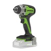 Винтоверт ударный аккумуляторный Greenworks Арт. 3802807, 24V, 300Нм, бесщеточный, без АКБ и ЗУ — фото 3