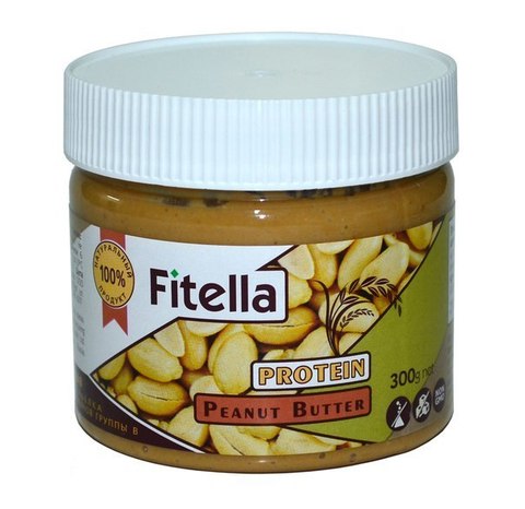 Паста Fitella арахис. Протеин Рисовый 300г