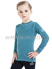 Терморубашка из шерсти мериноса Norveg Soft Light Blue детская