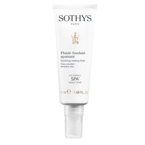 Sothys Sensitive Skin Line With SPA Thermal Water: Успокаивающий флюид для чувствительной кожи лица (нормальная и комбинированная) (Soothing Melting Fluid)