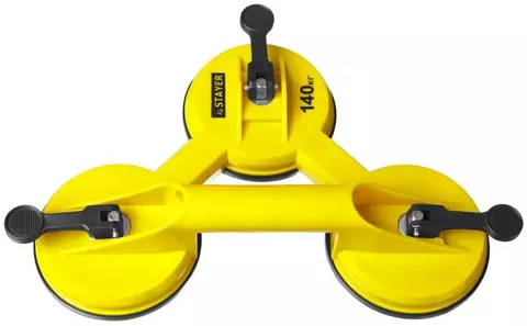 Тройной пластмассовый стеклодомкрат STAYER MAXLift 140 кг 33718-3