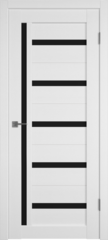 Дверь Atum 18 / Snow / Black Gloss / Владимирские двери