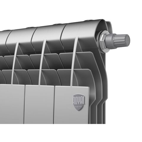 Радиатор Royal Thermo BiLiner 500 /Silver Satin VR - 8 секц.