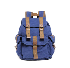 Винтажный рюкзак из ткани Virginland VIR-51 blue