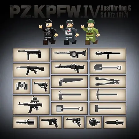 Конструктор Танки Второй Мировой войны Немецкий танк Pz.Kpfw.IV