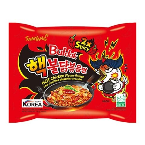 Лапша Супер Острая Buldak Heuk 2хSpicy Hot Chicken Flavor Ramen, 140 г.