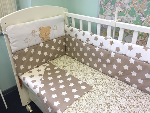 Комплект в кроватку для новорожденного 