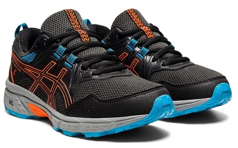 Кроссовки внедорожники Asics Gel-Venture 8 Black/Marigold Orange мужские