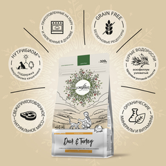 CRAFTIA HARMONA сухой корм для стерилизованных кошек из утки и индейки 320 гр