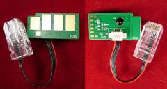 Чип Samsung СLT-K606S черный для принтеров Samsung CLX-9250/9252/9350/9352 black. Ресурс 25 000 страниц