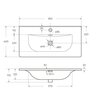 BelBagno BB-8099-3-80 Керамическая раковина, 810x400x170