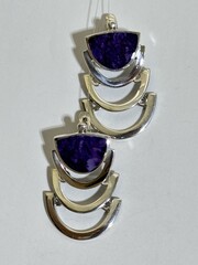 Вента (серьги  из серебра)