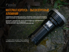 Фонарь Fenix LR40R 12000 lm аккумуляторный