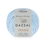 Пряжа Gazzal Jeans 1109 голубой