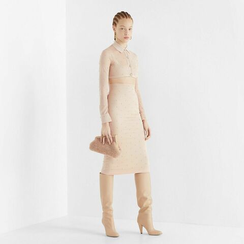 Сумка Fendi First Small розовый