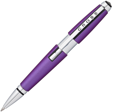 Ручка-роллер Cross Edge без колпачка. Цвет - фиолетовый. ( AT0555-9 )