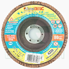 ЛУГА 12024л Диск лепестковый по металлу Р24 125х22мм (5/80)---