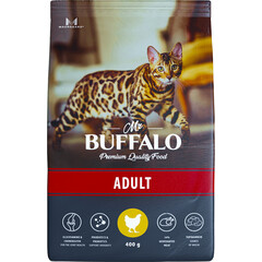 Mr.Buffalo Adult сухой корм для кошек (курица) 400 гр