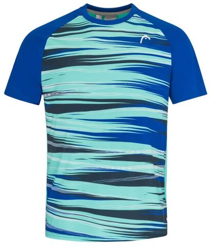 Теннисная футболка Head Topspin T-Shirt - royal/print vision