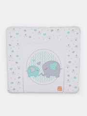 Пеленальный матрасик Топотушки Слоники 80×71