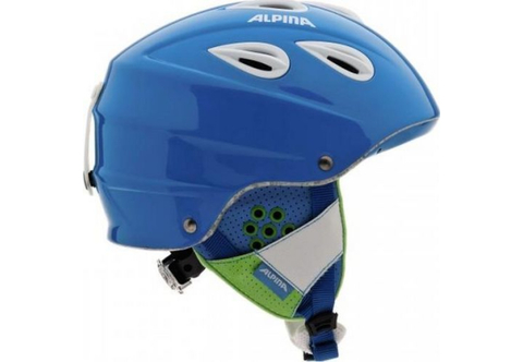 Картинка шлем горнолыжный Alpina GRAP 2.0 blue matt - 2