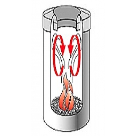 Урна для бумаг с защитой от возгорания (30 л), Стальной матовый, арт. 378621 - фото 5