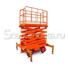 Ножничный подъемник передвижной SJY 500 кг 9 м (сеть 220 В)