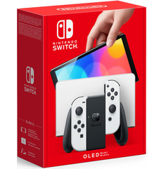 Игровая консоль Nintendo Switch (Гонконг, OLED-модель, цвет белый)