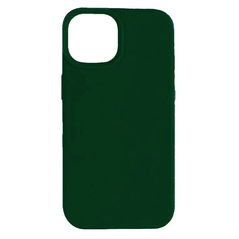 Силиконовый чехол Silicon Case WS для iPhone 14 (6,1") (Темно-зеленый)